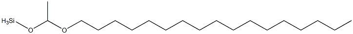 [1-(Heptadecyloxy)ethoxy]silane 结构式