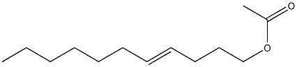 Acetic acid 4-undecenyl ester,,结构式