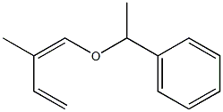 (Z)-2-Methyl-1-(1-phenylethoxy)-1,3-butadiene Structure