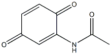 2-(Acetylamino)-1,4-benzoquinone Struktur