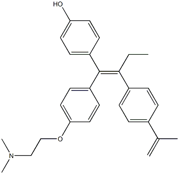4-[(Z)-2-[4-(1-Methylethenyl)phenyl]1-[4-(2-dimethylaminoethoxy)phenyl]-1-butenyl]phenol