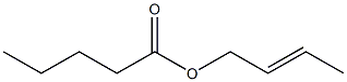Valeric acid 2-butenyl ester Structure