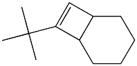 7-tert-Butylbicyclo[4.2.0]oct-7-ene Struktur
