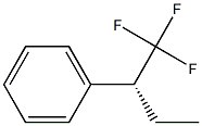 (-)-[(R)-1-(Trifluoromethyl)propyl]benzene Structure