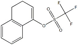 1,2-Dihydronaphthalene-4-ol trifluoromethanesulfonate,,结构式