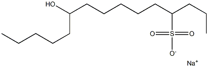  10-Hydroxypentadecane-4-sulfonic acid sodium salt