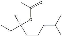 [R,(+)]-3,7-Dimethyl-3-octanol acetate Struktur