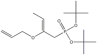 [2-(2-Propenyloxy)-2-butenyl]phosphonic acid di-tert-butyl ester
