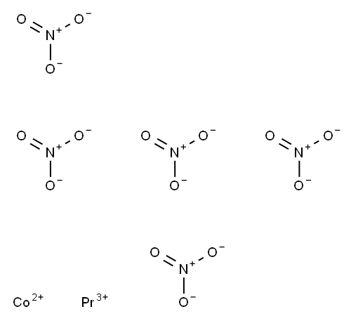 Cobalt(II) praseodymium nitrate Structure