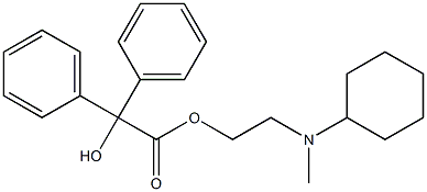 Benzilic acid 2-(cyclohexylmethylamino)ethyl ester