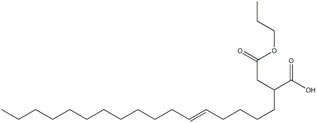 2-(5-Heptadecenyl)succinic acid 1-hydrogen 4-propyl ester 结构式