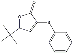 5-tert-Butyl-3-(phenylthio)-2(5H)-furanone Struktur