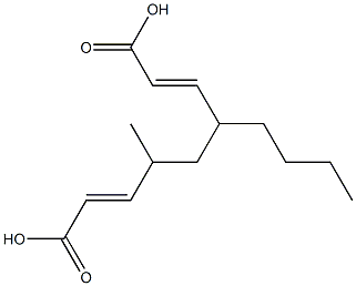 Diacrylic acid 1-butyl-3-methyl-1,3-propanediyl ester Structure