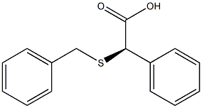 [R,(-)]-(Benzylthio)phenylacetic acid Struktur