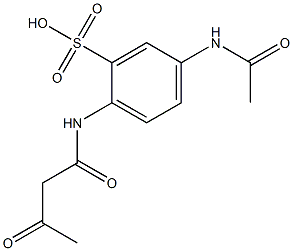 2-(Acetoacetylamino)-5-(acetylamino)benzenesulfonic acid