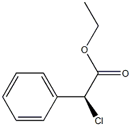 (S)-2-クロロ-2-フェニル酢酸エチル 化学構造式