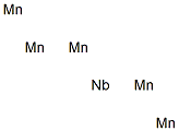 Pentamanganese niobium Struktur