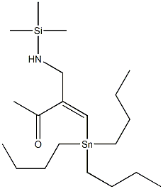 (2Z)-3-Tributylstannyl-N-(trimethylsilyl)-2-acetyl-2-propen-1-amine