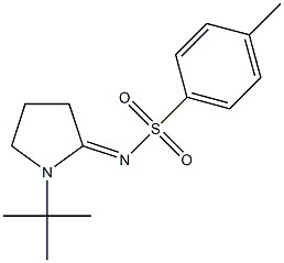 1-tert-Butyl-2-(tosylimino)pyrrolidine Struktur