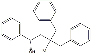 [S,(-)]-3-Benzyl-1,4-diphenyl-1,3-butanediol Struktur