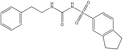 1-(Indan-5-ylsulfonyl)-3-(2-phenylethyl)urea|
