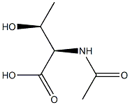 N-Acetyl-D-threonine Struktur