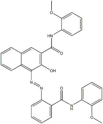 4-[[2-[[(2-Methoxyphenyl)amino]carbonyl]phenyl]azo]-3-hydroxy-N-(2-methoxyphenyl)-2-naphthalenecarboxamide|