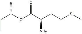 (S)-2-アミノ-4-(メチルチオ)ブタン酸(R)-1-メチルプロピル 化学構造式