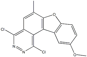  6-Methyl-10-methoxy-1,4-dichloro-2,3-diaza-7-oxa-7H-benzo[c]fluorene