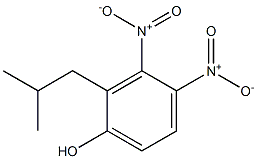 2-Isobutyl-3,4-dinitrophenol Struktur
