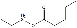 Pentanoic acid ethylsilyl ester Struktur