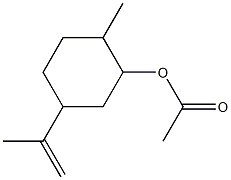 (-)-Acetic acid p-menth-8(9)-en-2-yl ester Struktur