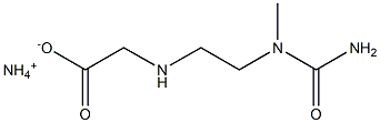 [2-(Carbamoylmethylamino)ethylamino]acetic acid ammonium salt Struktur