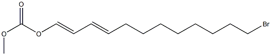 (2E,4E)-1-(Methoxycarbonyloxy)-12-bromo-1,3-dodecadiene