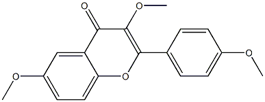 2-(4-Methoxyphenyl)-3,6-dimethoxy-4H-1-benzopyran-4-one