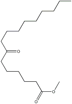 7-Ketopalmitic acid methyl ester Structure
