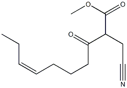 (Z)-2-(Cyanomethyl)-3-oxo-7-decenoic acid methyl ester