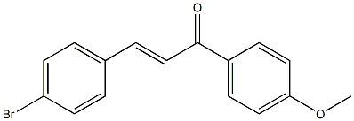 (E)-4-Bromo-4'-methoxychalcone Struktur
