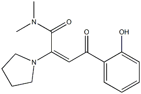  (2E)-2-(Pyrrolidin-1-yl)-N,N-dimethyl-4-oxo-4-(2-hydroxyphenyl)-2-butenamide