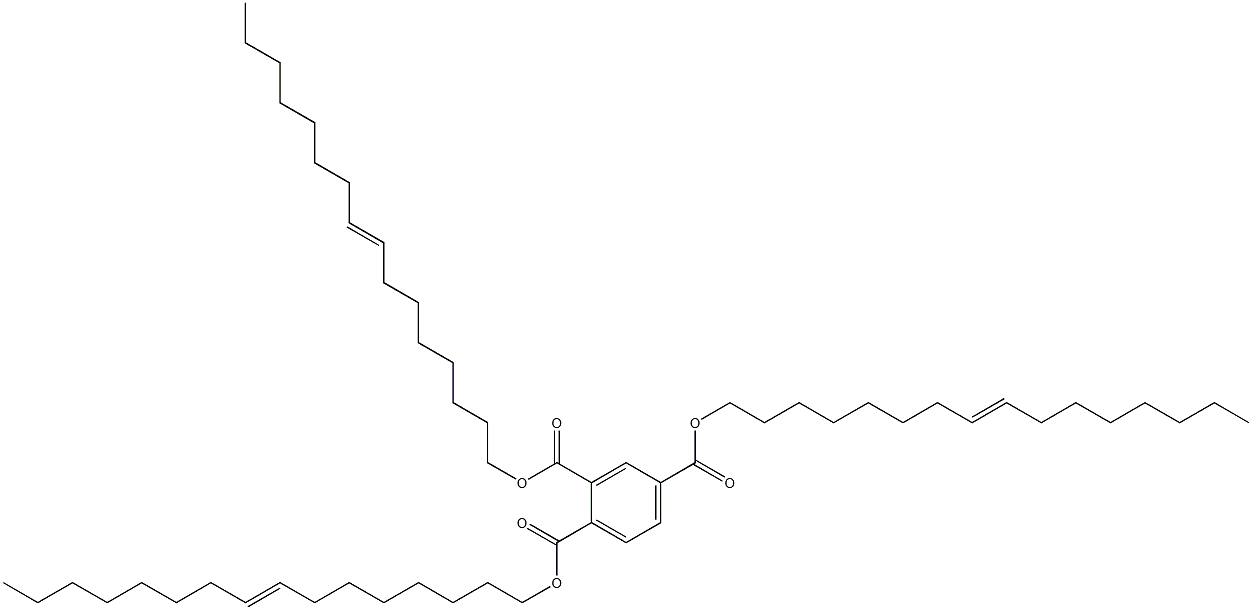 1,2,4-Benzenetricarboxylic acid tri(8-hexadecenyl) ester Structure