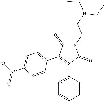 3-(Phenyl)-4-(4-nitrophenyl)-1-[2-(diethylamino)ethyl]-1H-pyrrole-2,5-dione