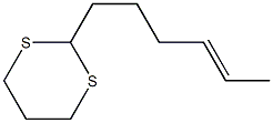 2-[(E)-4-Hexenyl]-1,3-dithiane Structure