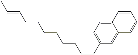 2-(9-Undecenyl)naphthalene Struktur