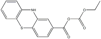 10H-Phenothiazine-2-carboxylic acid ethoxy(oxo)methyl ester