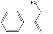 N-Methyl-N-hydroxy-2-pyridinecarboxamide,,结构式