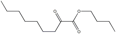 2-Ketopelargonic acid butyl ester Structure