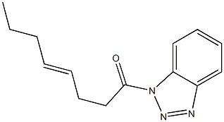 1-(4-Octenoyl)-1H-benzotriazole Structure