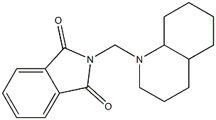 N-[[3,4,4a,5,6,7,8,8a-Octahydroquinolin-1(2H)-yl]methyl]phthalimide