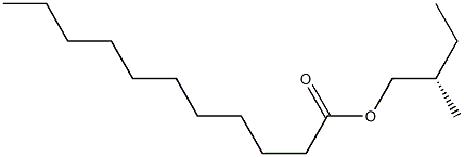 Undecanoic acid (S)-2-methylbutyl ester Struktur