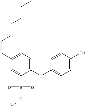 4'-Hydroxy-4-heptyl[oxybisbenzene]-2-sulfonic acid sodium salt